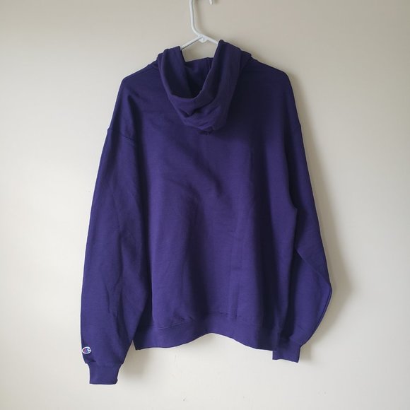 Champion LSU Tigers Hoodie Sweatshirt Mens XXL 2XL Eye Logo NCAA Purple NWT - Picture 5 of 9